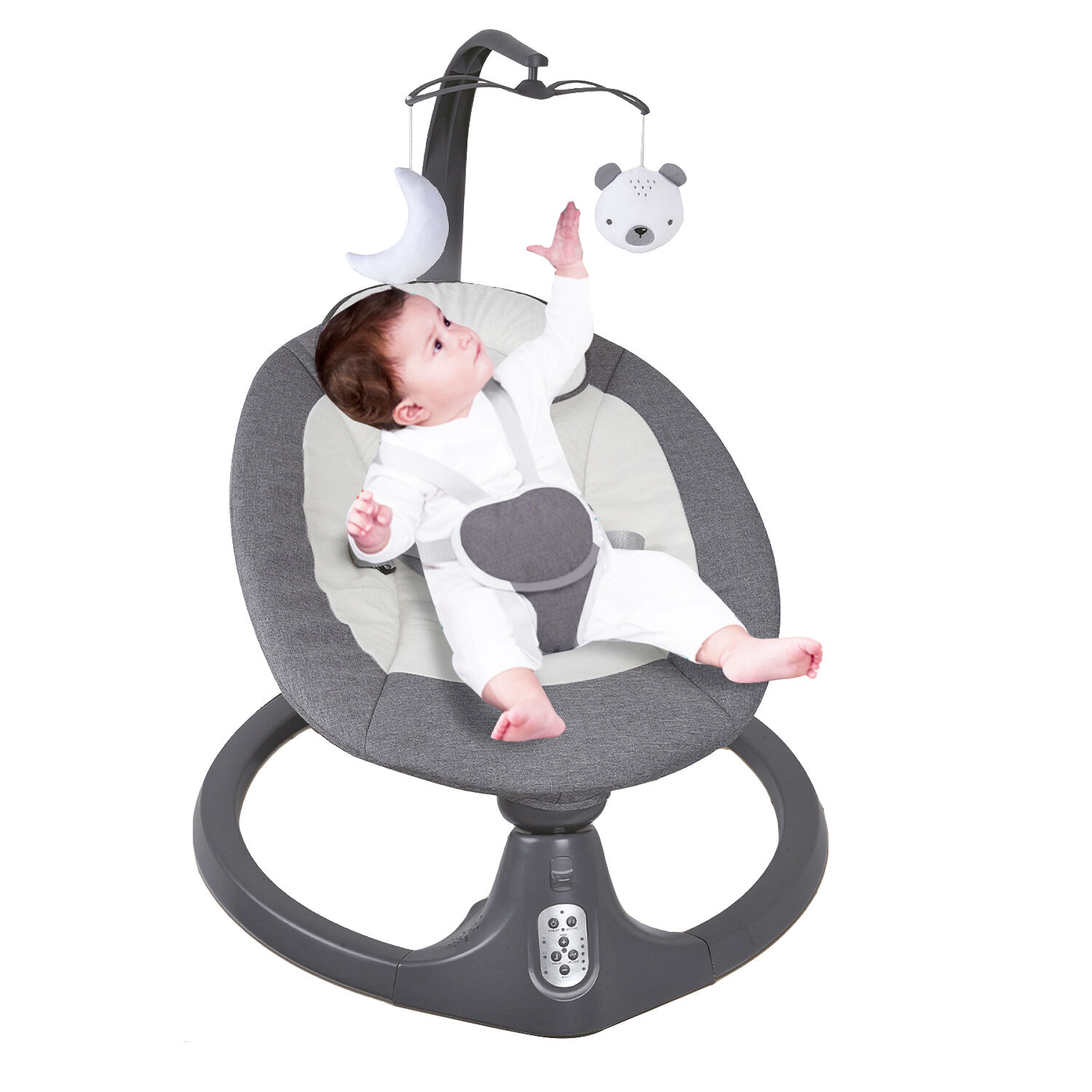 Silla Nido Baby Swing Gris image number 9.0