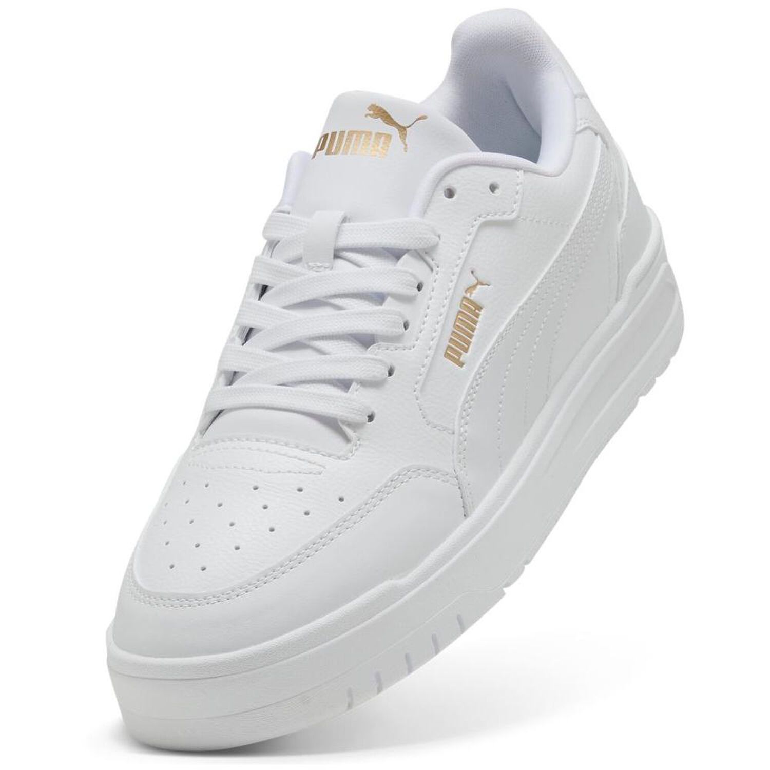 Zapatilla Escolar Hombre Puma Shuffle Downtown Blanco image number 4.0