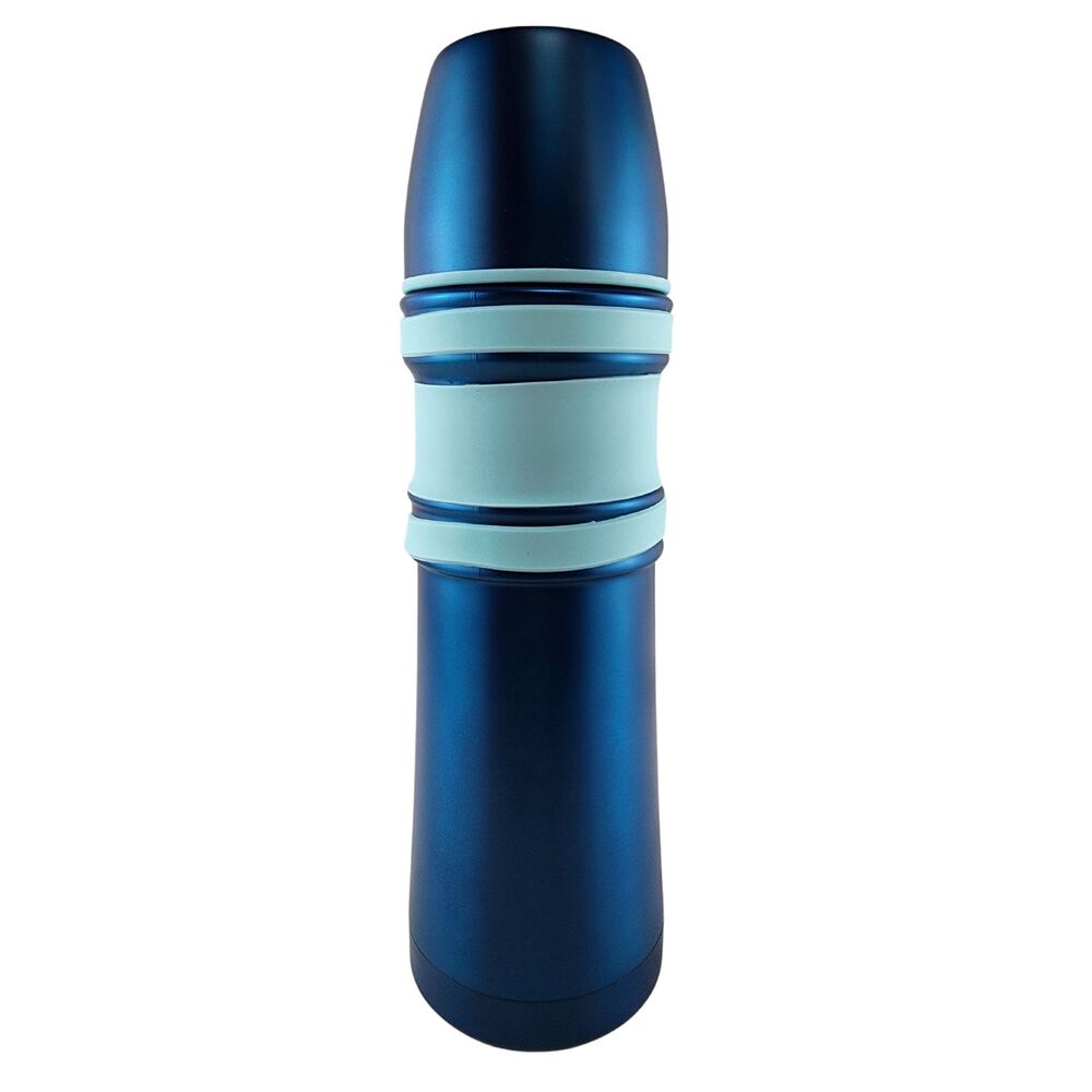 Termo Mega Slim Ii 1l Acero Inoxidable Bebidas Calientes Frias Azul image number 2.0