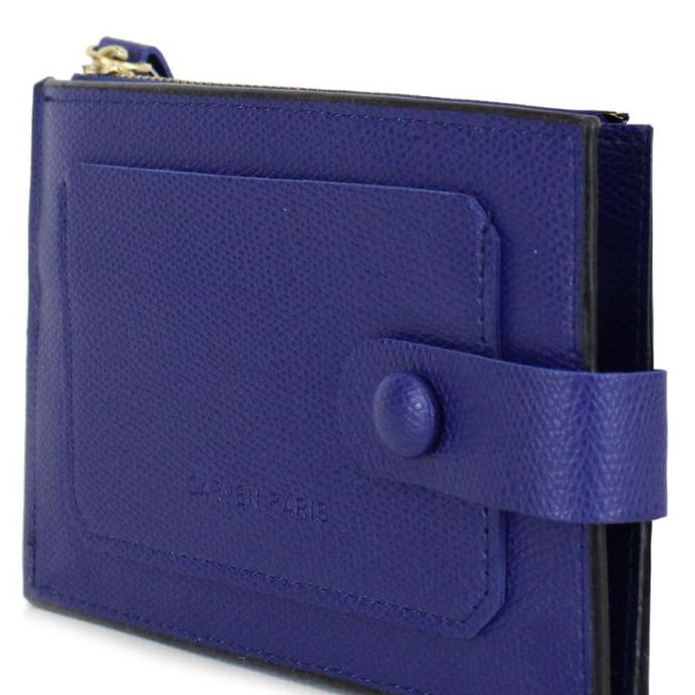Billetera De Mujer Eva Azul Carven image number 1.0