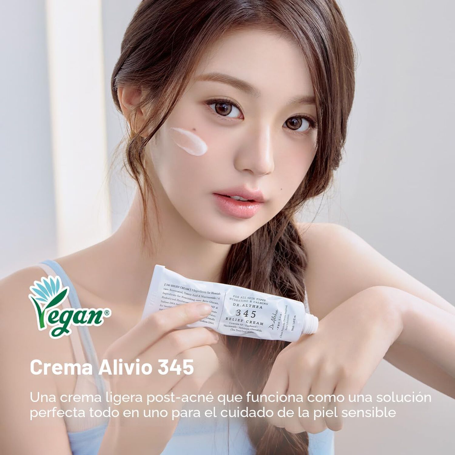 345 Relief Cream (dr. Althea) - 50ml Crema Calmante Y Aclarante Pieles Sensibles image number 1.0