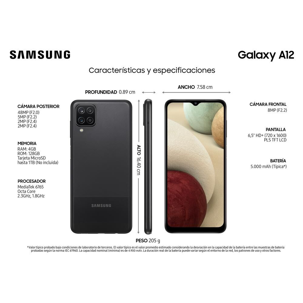 Smartphone Samsung Galaxy A12 / 128 GB / Wom image number 3.0
