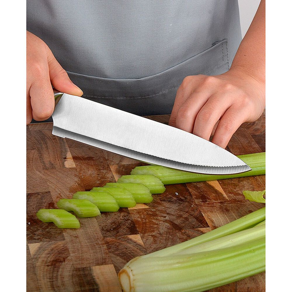 Juego Cuchillos 7 Piezas Acero Inoxidable Soporte Cocina image number 3.0