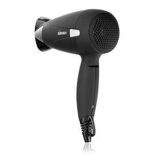 Secador De Pelo Siegen Lets Go Travel Negro Sg3012 1700watts