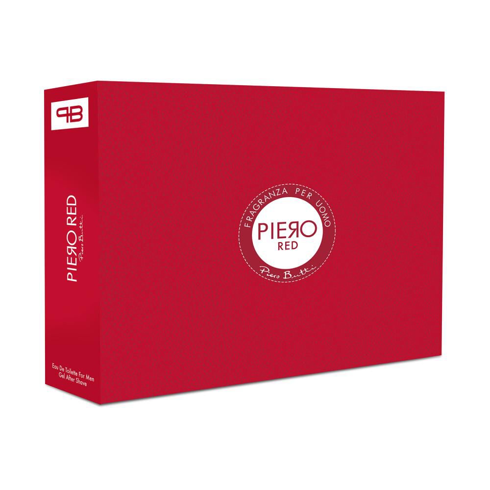 Perfume Red Piero Butti / 100 Ml / Eau De Toillete + Gel After Shave / 100 Ml image number 2.0
