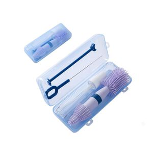 Set Limpieza Biberones Silicona Port&aacute;til Viaje Beb&eacute;