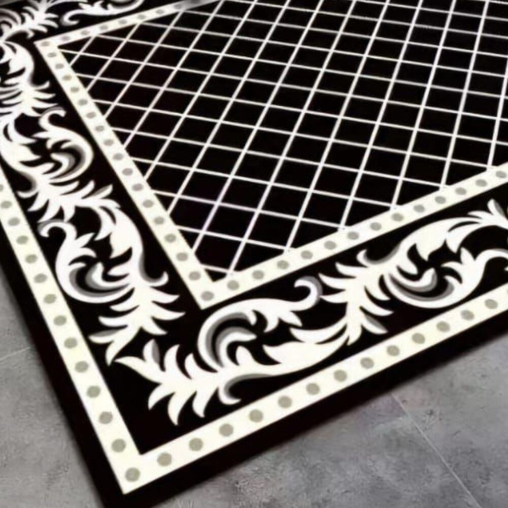 Alfombras Lisas Con Diseños Efecto 3d 200x240 Cm Md13 image number 2.0