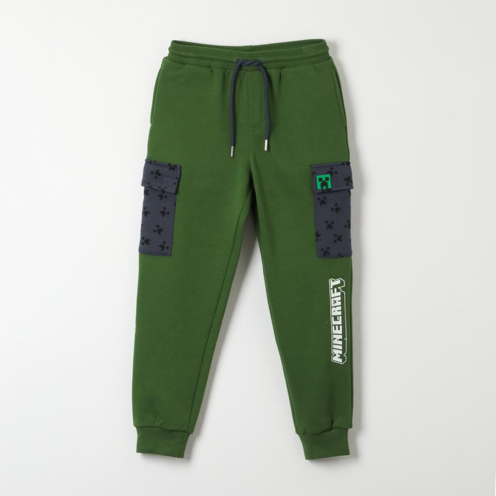 Pantalón De Buzo Niño Cargo Minecraft image number 0.0