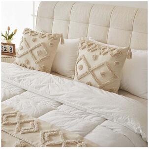 Set Piecera Boho 60 X 210 + 2 Fundas De Cojin B10