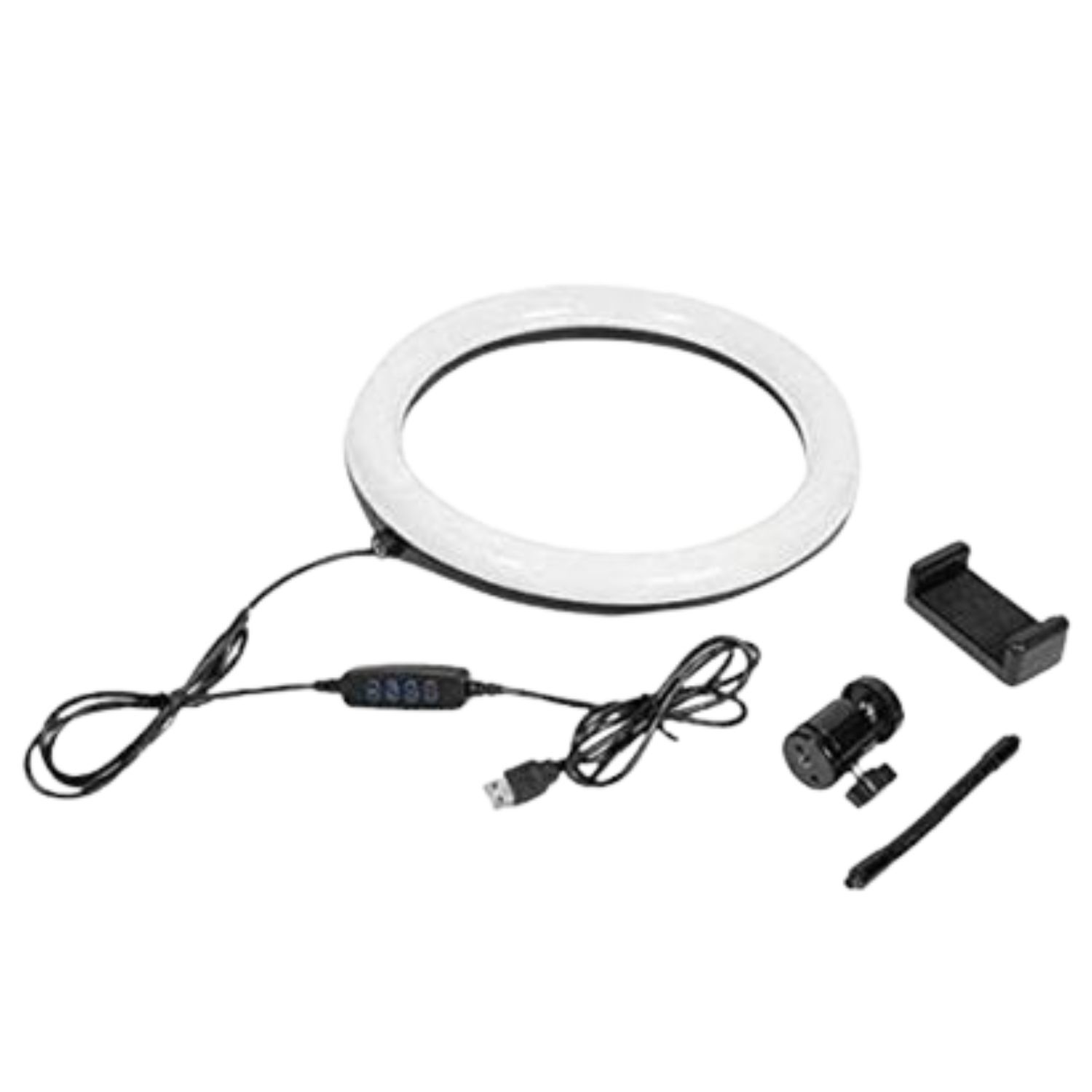 Aro De Luz Led 26 Cm Anillo De Luz Con Tripode Ajustable image number 2.0