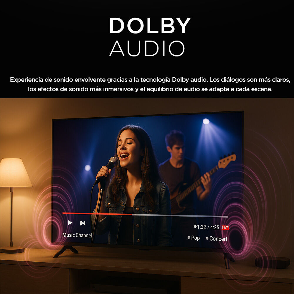 Smart Tv Caixun Led 32" Hd Roku Tv C32v1hr image number 3.0