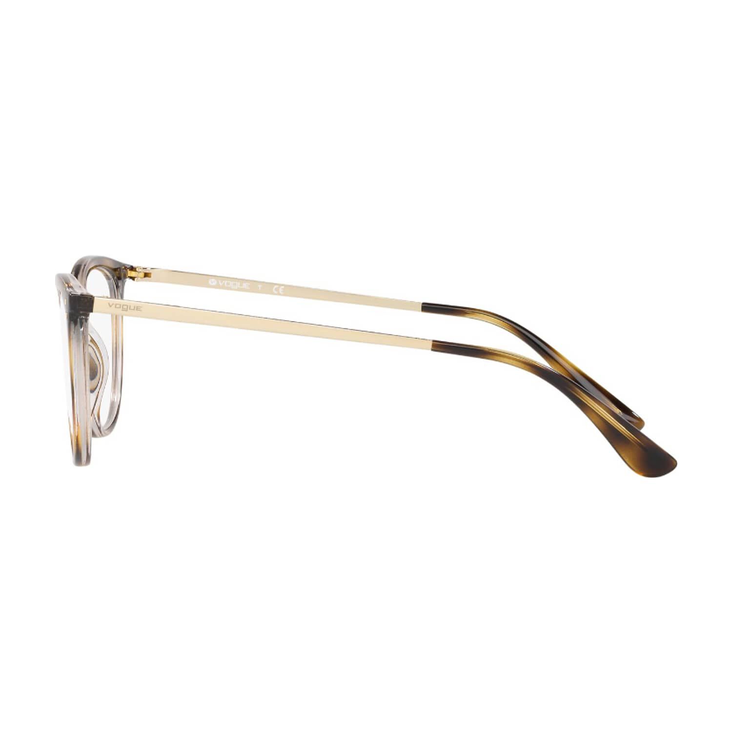 Lentes &Oacute;pticos Top Light Havana/transparent Vogue Eyewear image number 3.0