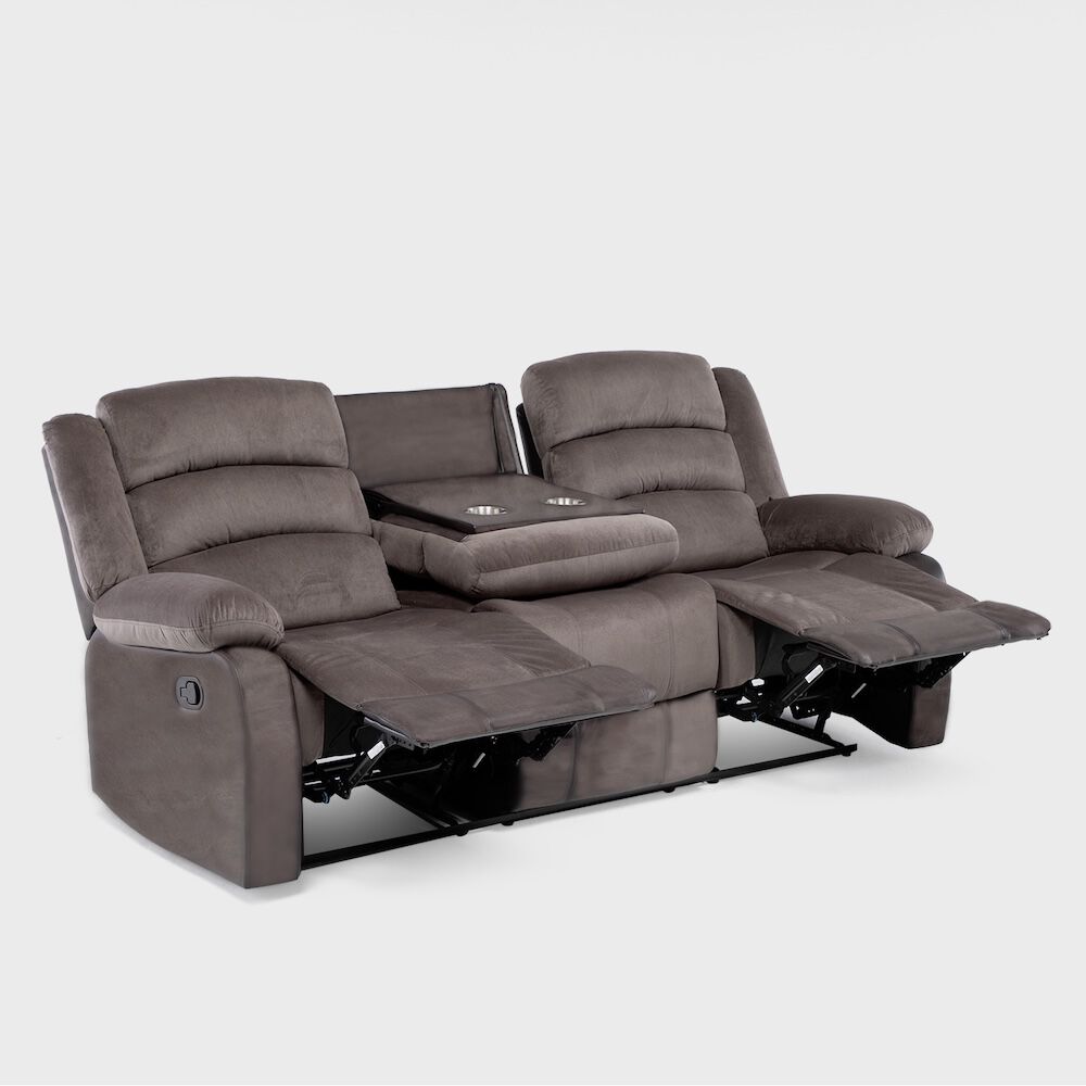 Sof&aacute; 3 Cuerpos Reclinable Moderno New Martell image number 7.0