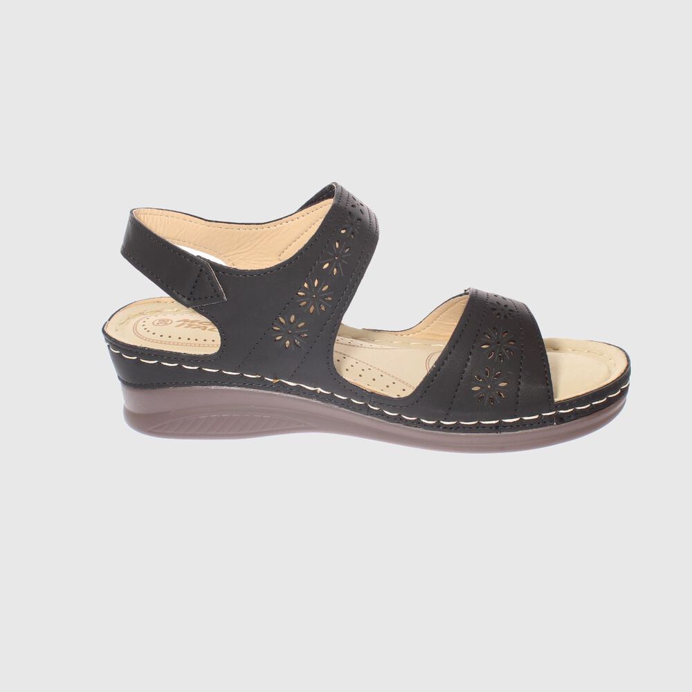Sandalia Confort Negro Modelo Italiano Art. 5ask76613black image number 3.0