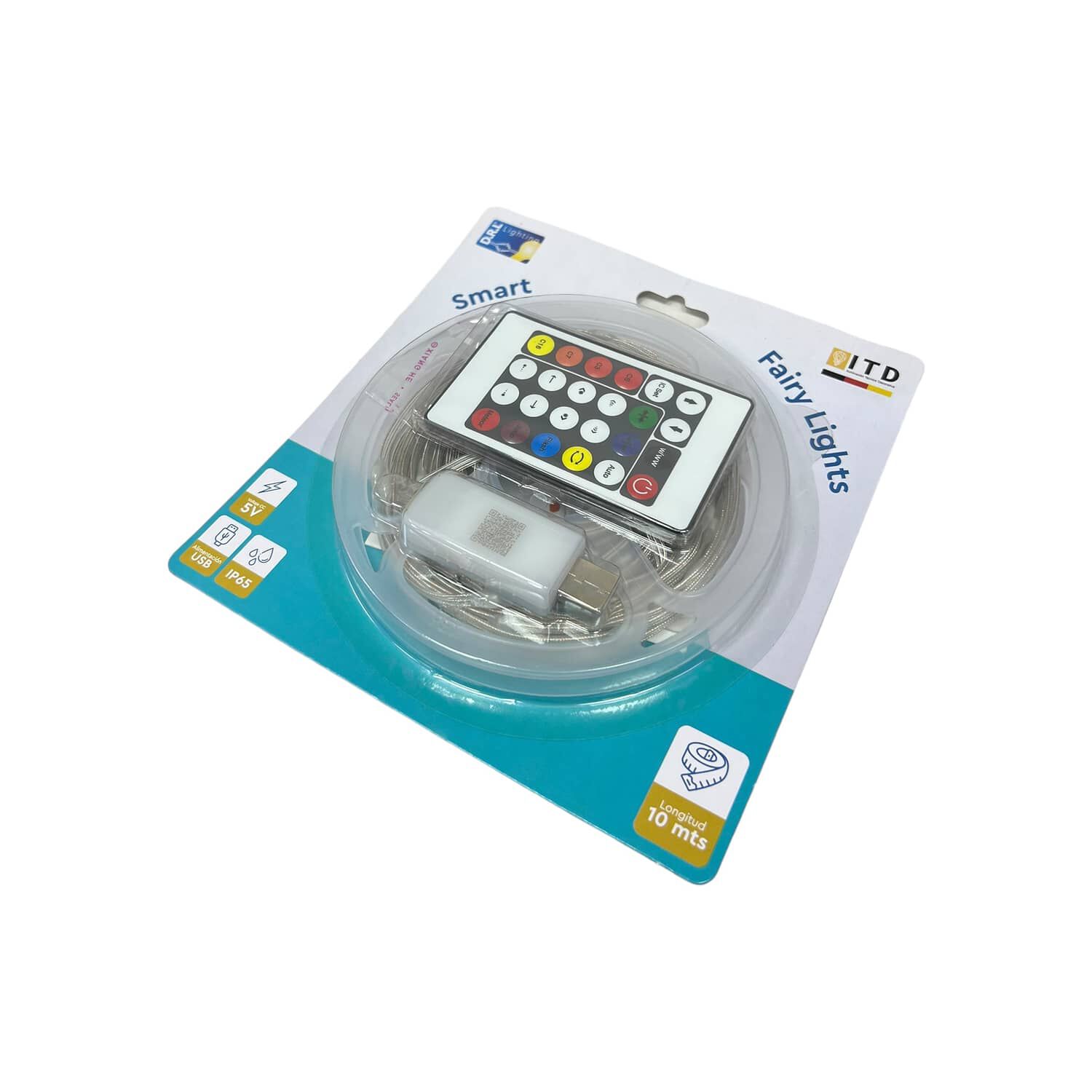Tira Cinta Luces Led Rgbic Bluetooth 10 Mt Total + Control image number 2.0