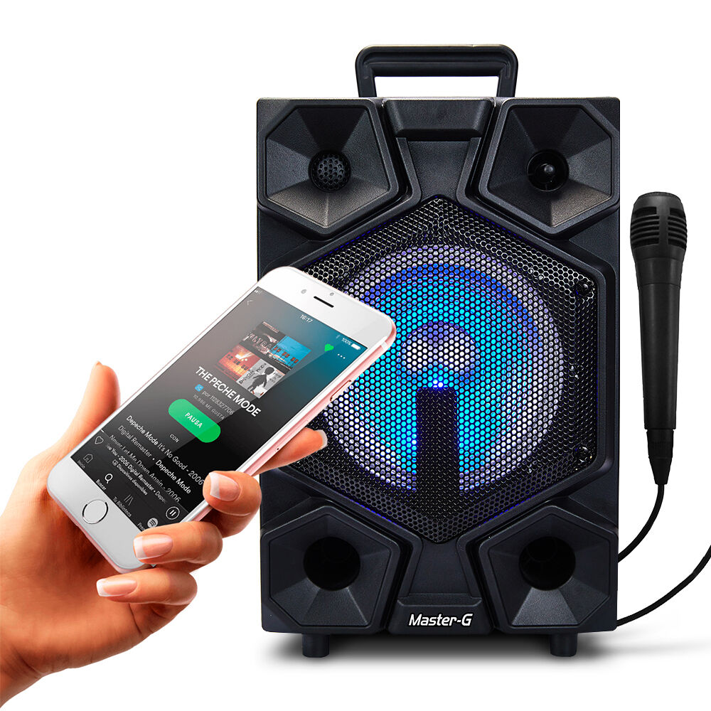 Parlante Karaoke Portátil Bluetooth Master G 8 Spb8b image number 2.0