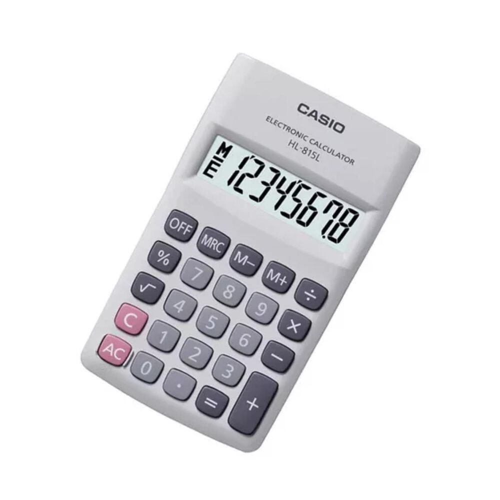 Calculadora De Bolsillo 8 Digitos Blanco Hl-815l image number 3.0