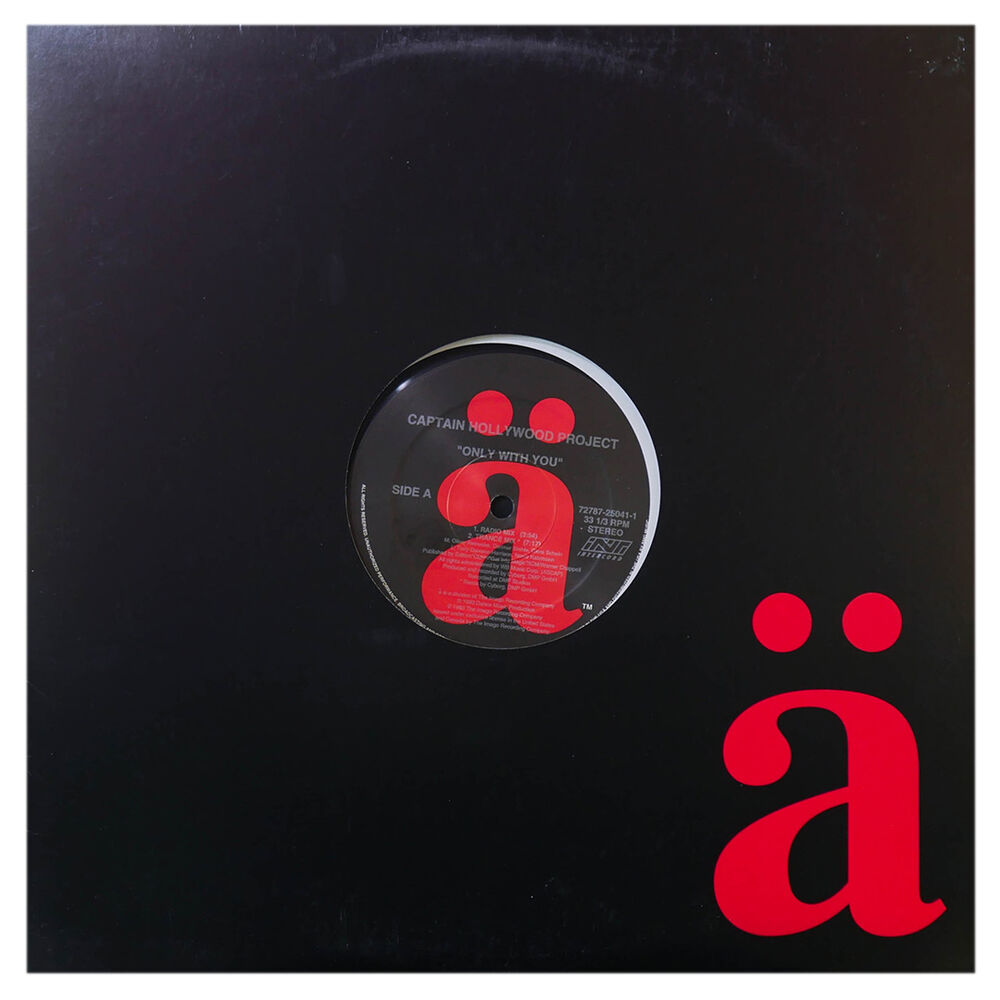 Captain Hollywood Project - Only With You | 12" Maxi Single Usado image number 0.0