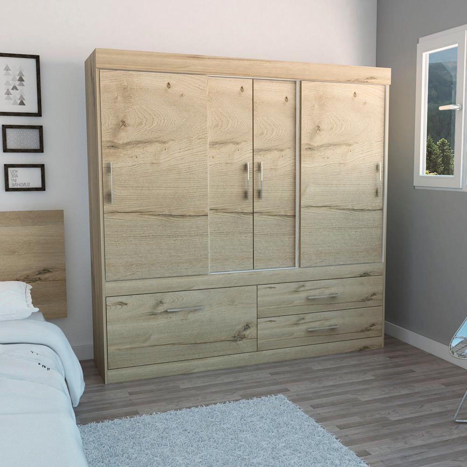 Closet Tuhome Allegro/ 5 Puertas/ 1 Cajon image number 2.0