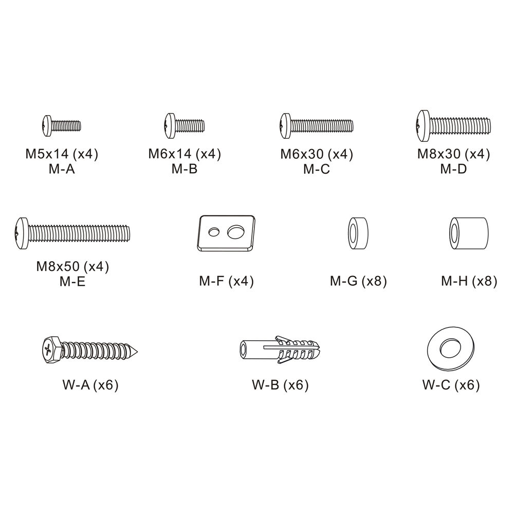 Soporte Para Tv Grandes - 60" A 100" Slim 100kg Sksf42-69 image number 6.0