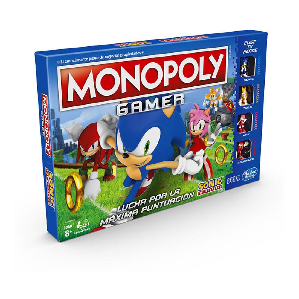 Juegos Familiares Monopoly Gamer Sonic The Hedgehog image number 0.0