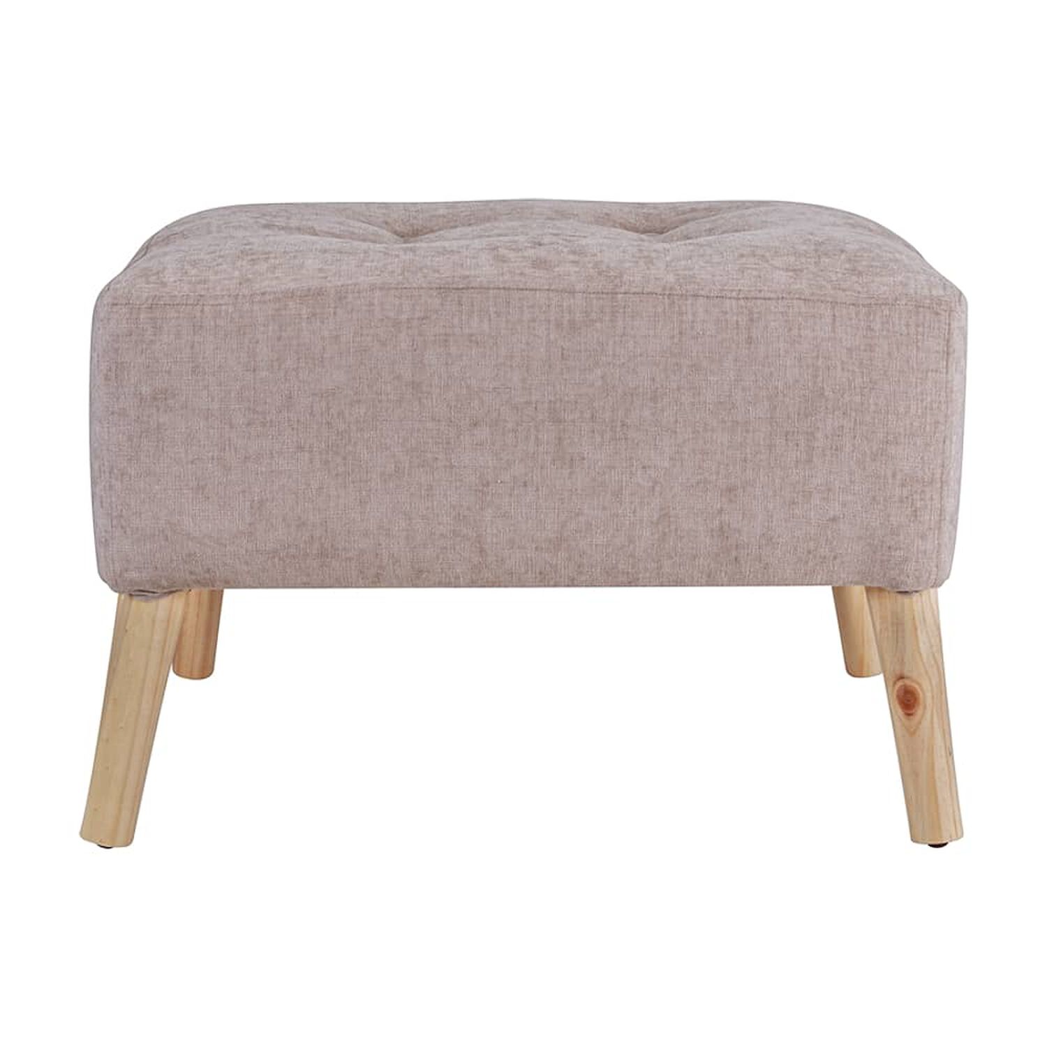 Pouf Petrum Beige Altea 62x42x42 Cm M&aacute;xima Design image number 0.0
