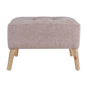 Pouf Petrum Beige Altea 62x42x42 Cm M&aacute;xima Design