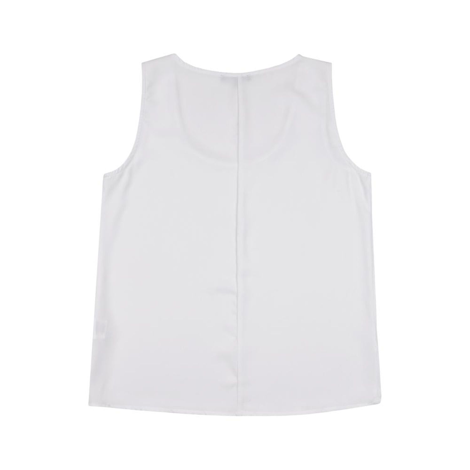 Blusa Regular Sin Mangas Cuello Redondo Mujer Kimera image number 1.0