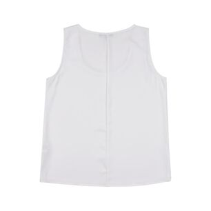 Blusa Regular Sin Mangas Cuello Redondo Mujer Kimera