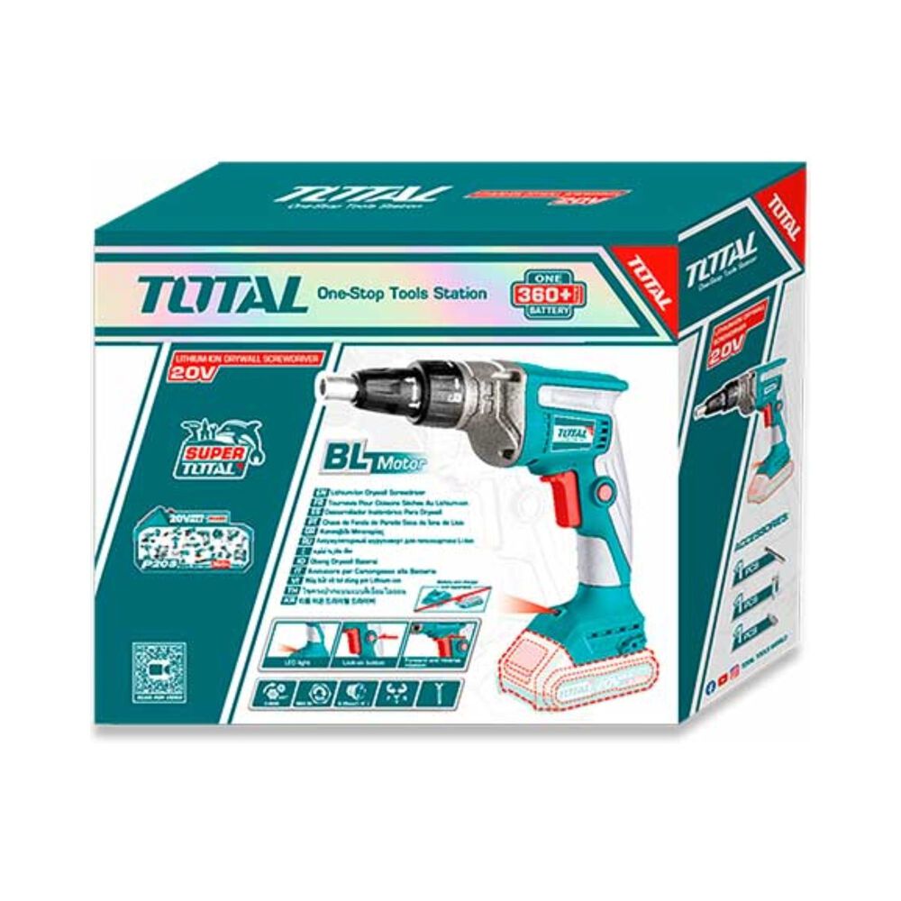 Atornillador Yesero Inal&aacute;mbrico Con Bater&iacute;a Y Cargador Total image number 1.0