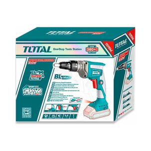 Atornillador Yesero Inal&aacute;mbrico Con Bater&iacute;a Y Cargador Total