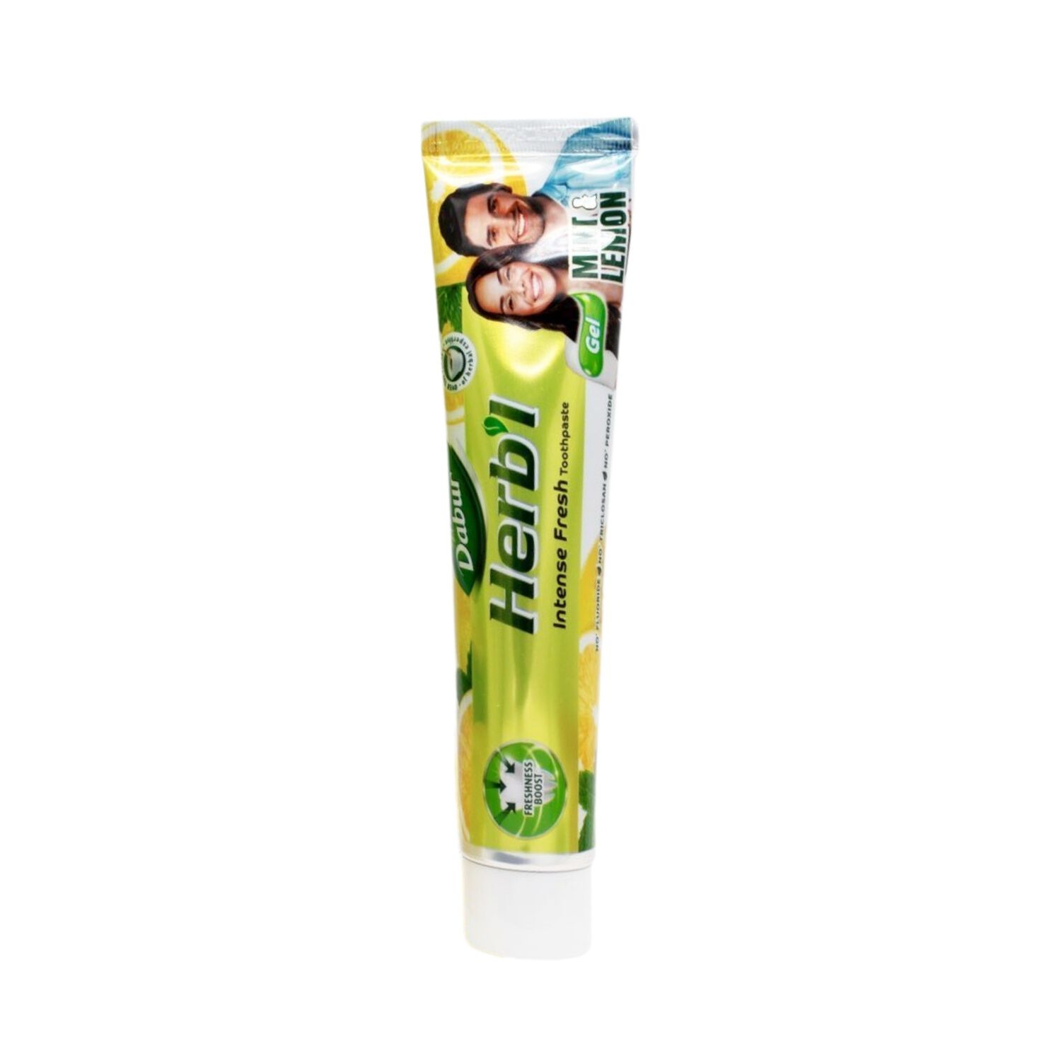 Dabur Herb'l Pasta Dental Menta & Lim&oacute;n Gel 150gr image number 1.0