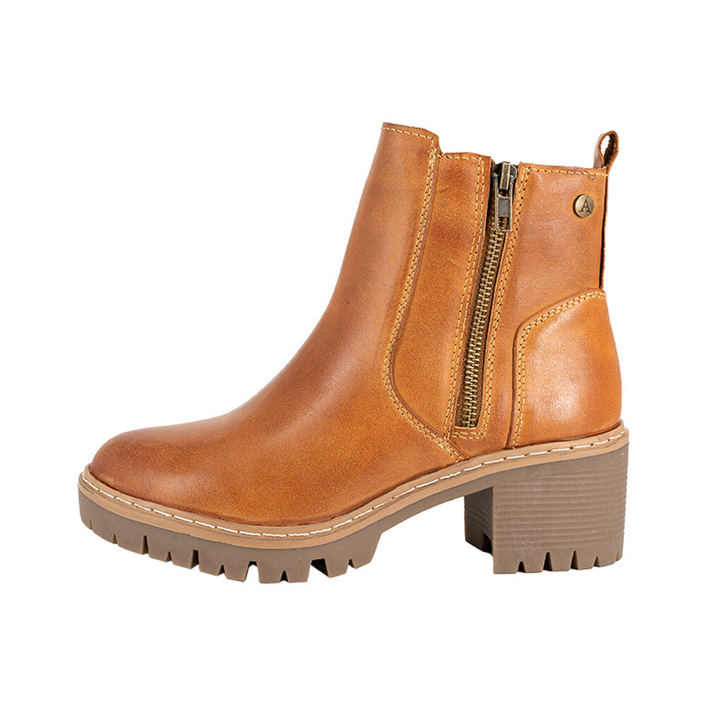 Botin De Cuero Gaby Caramelo Alquimia image number 1.0