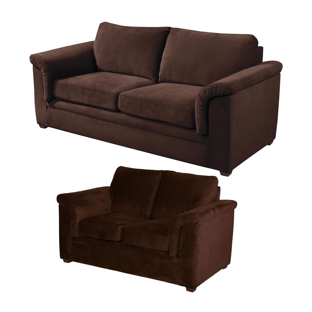 Living Ancona 3-2 Tela Velvet Chocolate image number 3.0