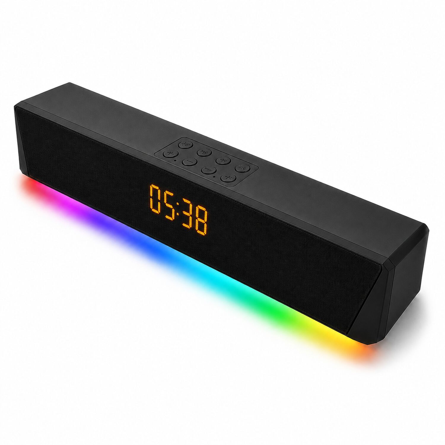 Barra De Sonido Inal&aacute;mbrica Bluetooth Rgb Recargable image number 4.0