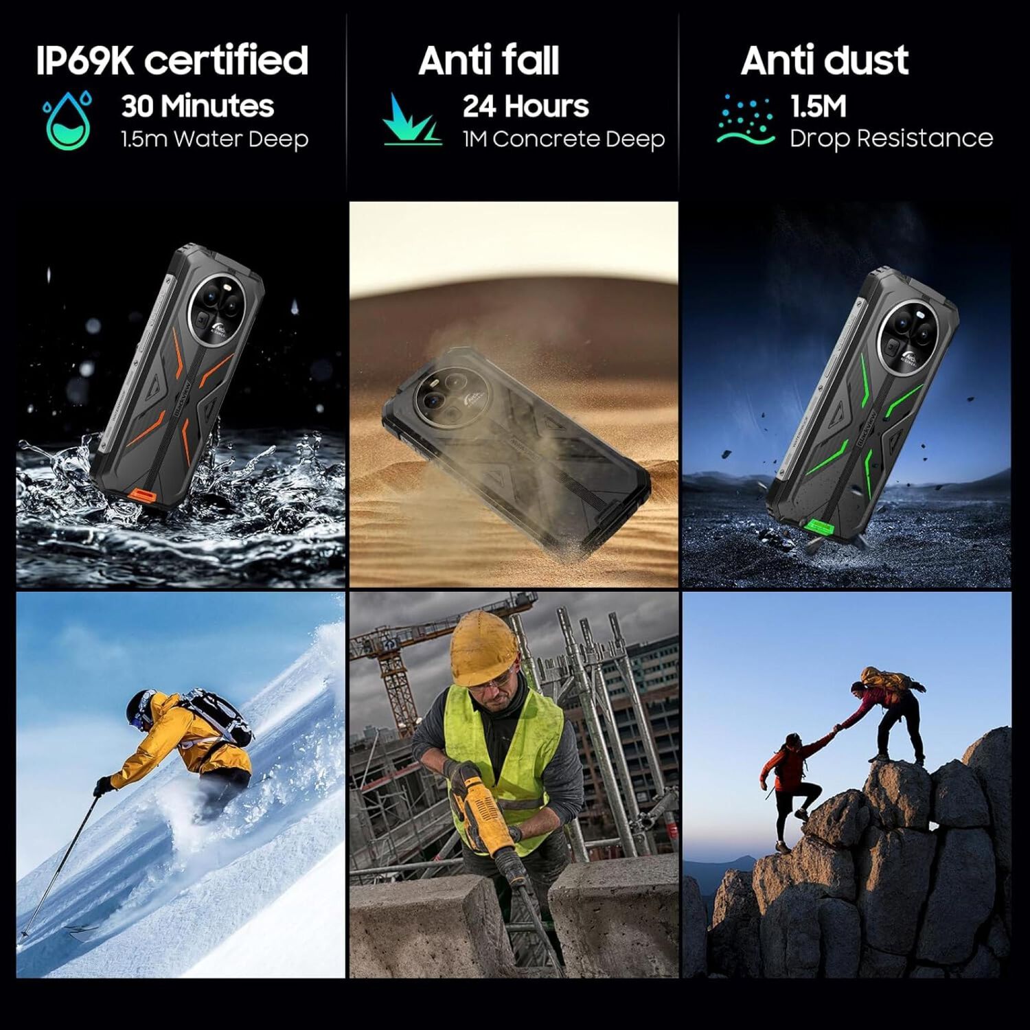 Blackview Bv8100 - Smartphone Rugged 50 Mp, Pantalla 2.4k, Bater&iacute;a 8800 Mah image number 9.0