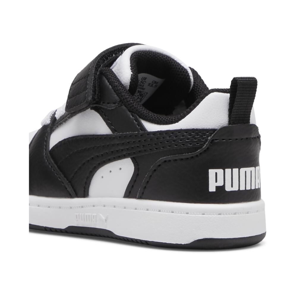 Zapatilla Infantil Niño Puma Rebound Negro image number 4.0