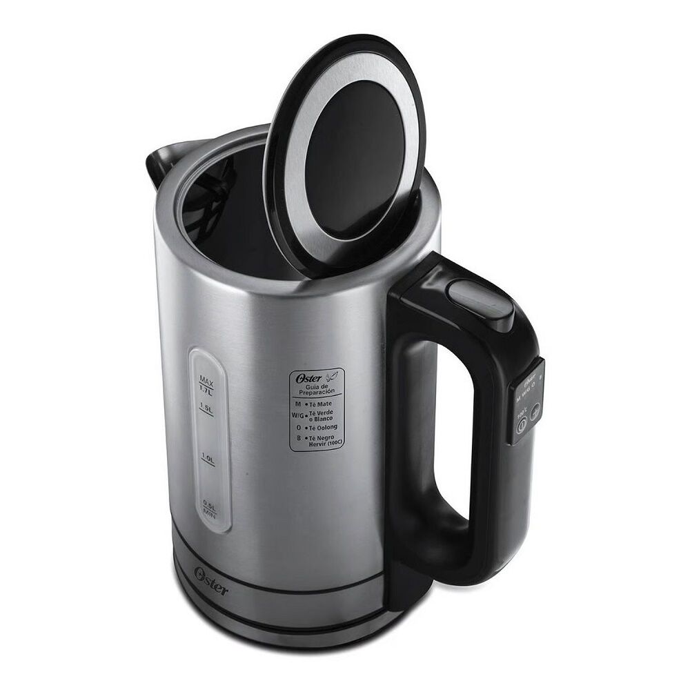 Hervidor El&eacute;ctrico Oster 1,7 Lt 8970 Plateado image number 1.0