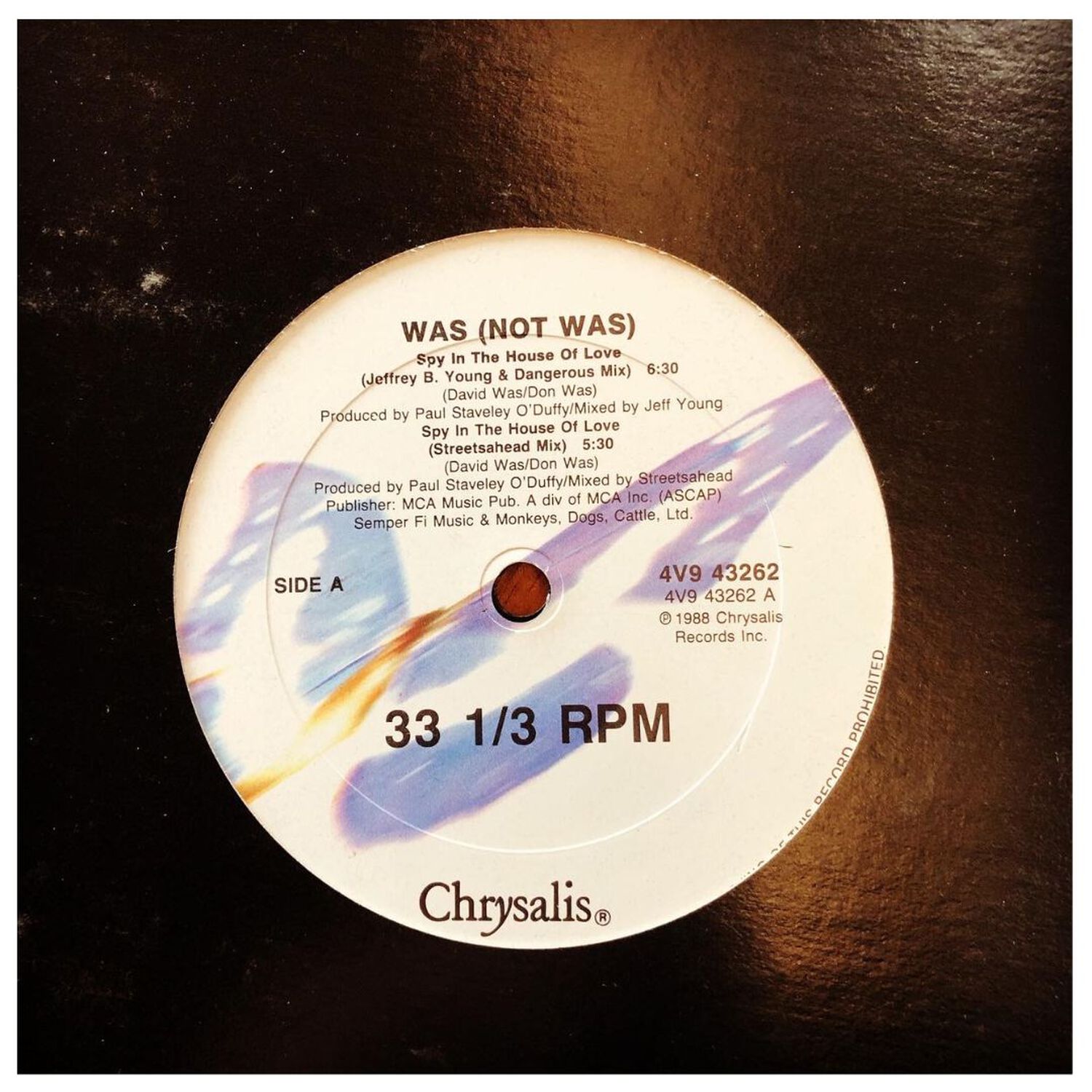 Was (not Was) - Spy In The House Of Love | 12" Maxi Single Usado image number 2.0