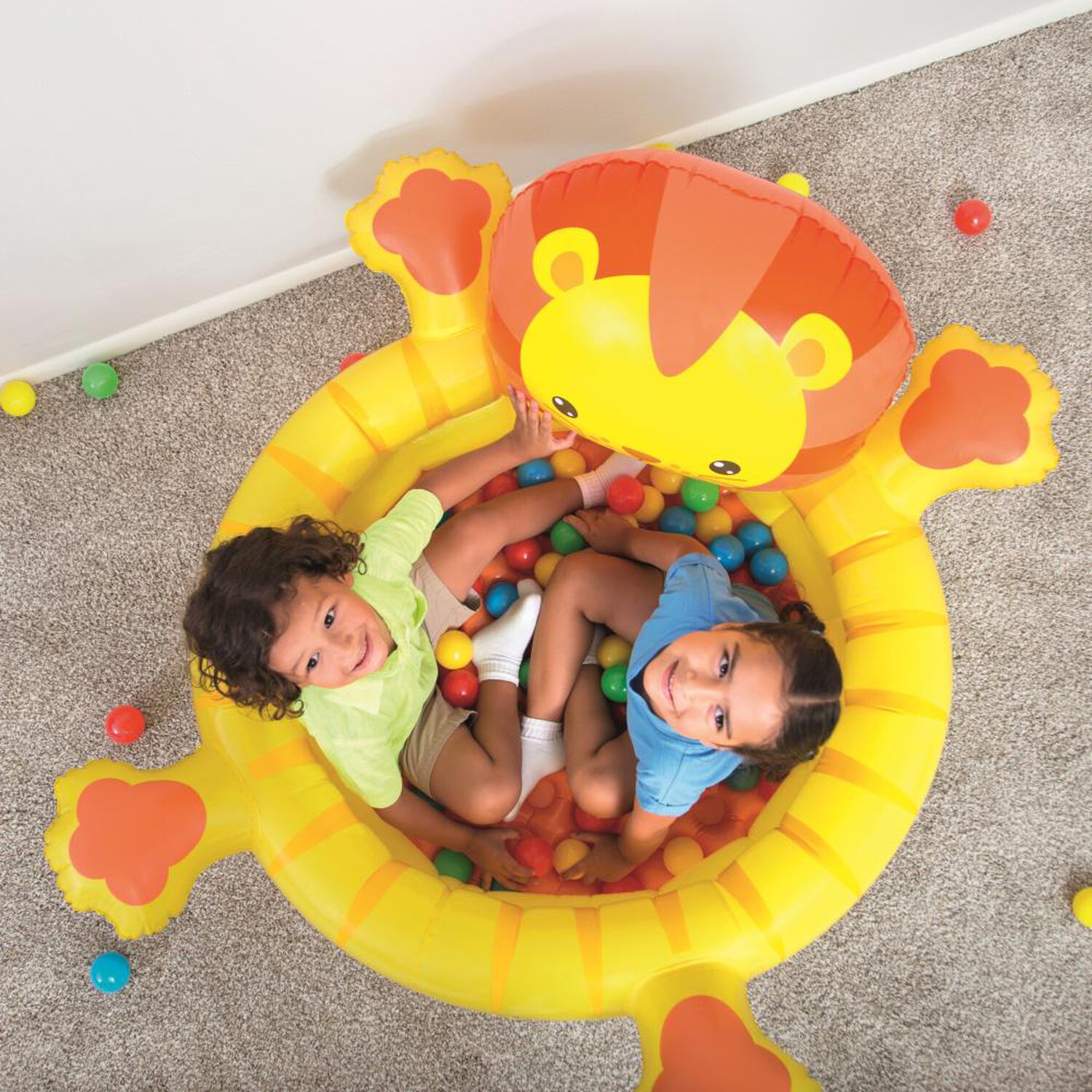 Piscina De Pelotas Inflable Bestway Dise&ntilde;o Leon image number 2.0