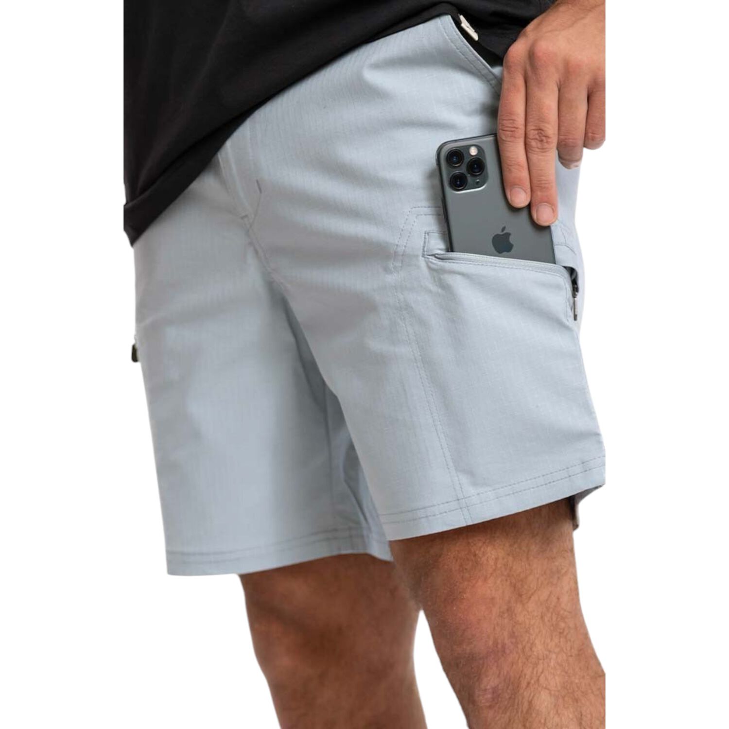 Short Discovery Azul Claro Hombre Falcone image number 3.0
