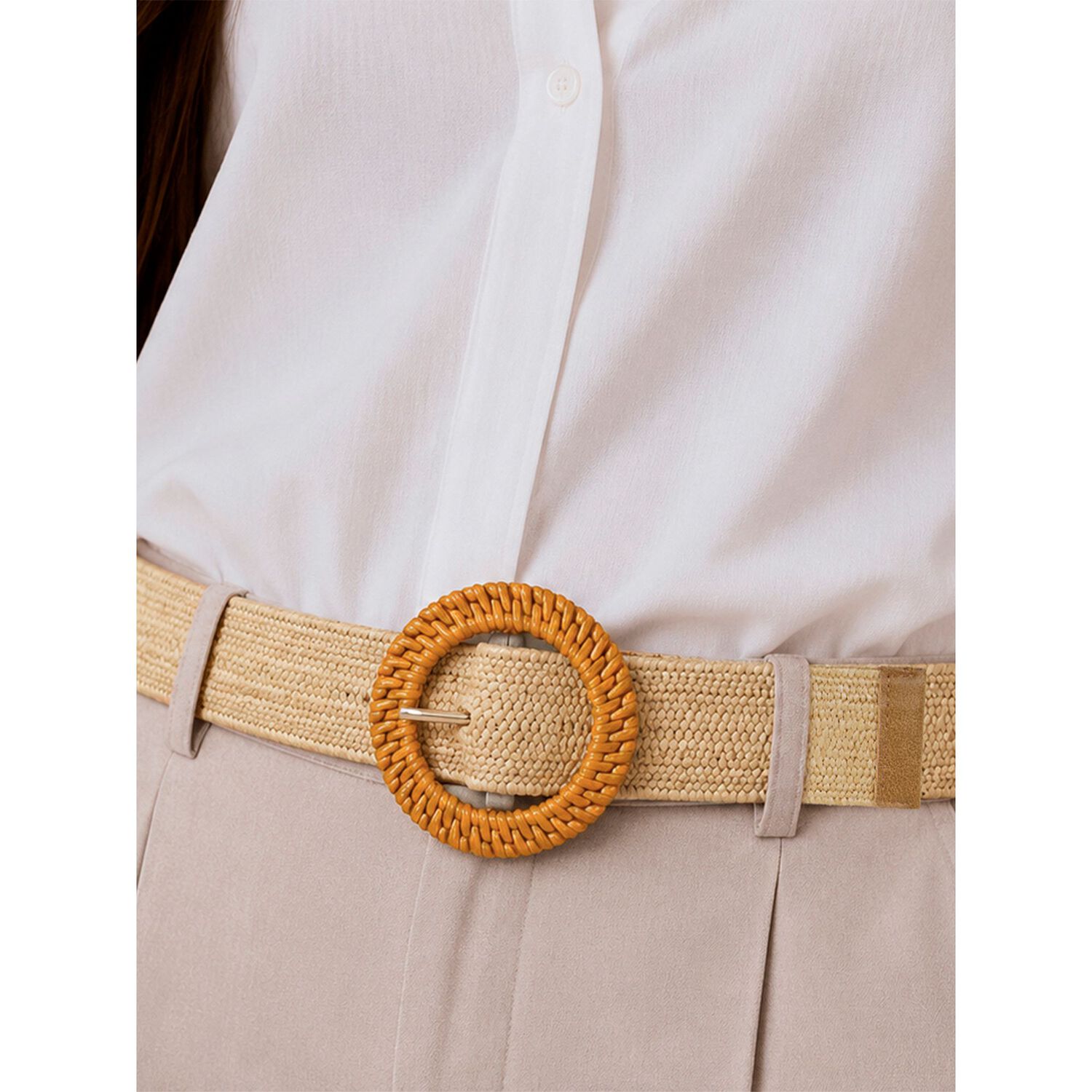 Cintur&oacute;n Mujer Anny Beige Carven image number 0.0