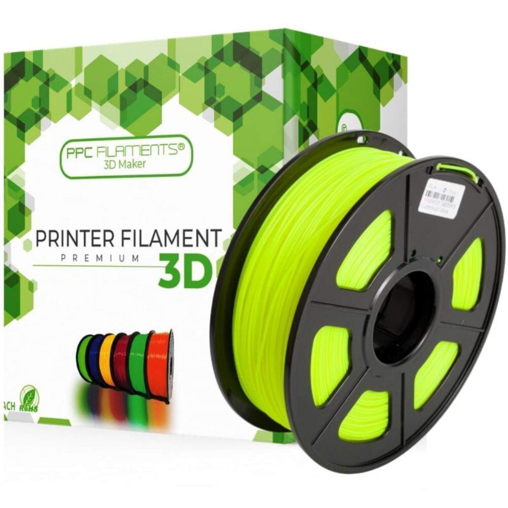 Filamento Pla Amarillo Fluorescente 1kg Ppc image number 0.0