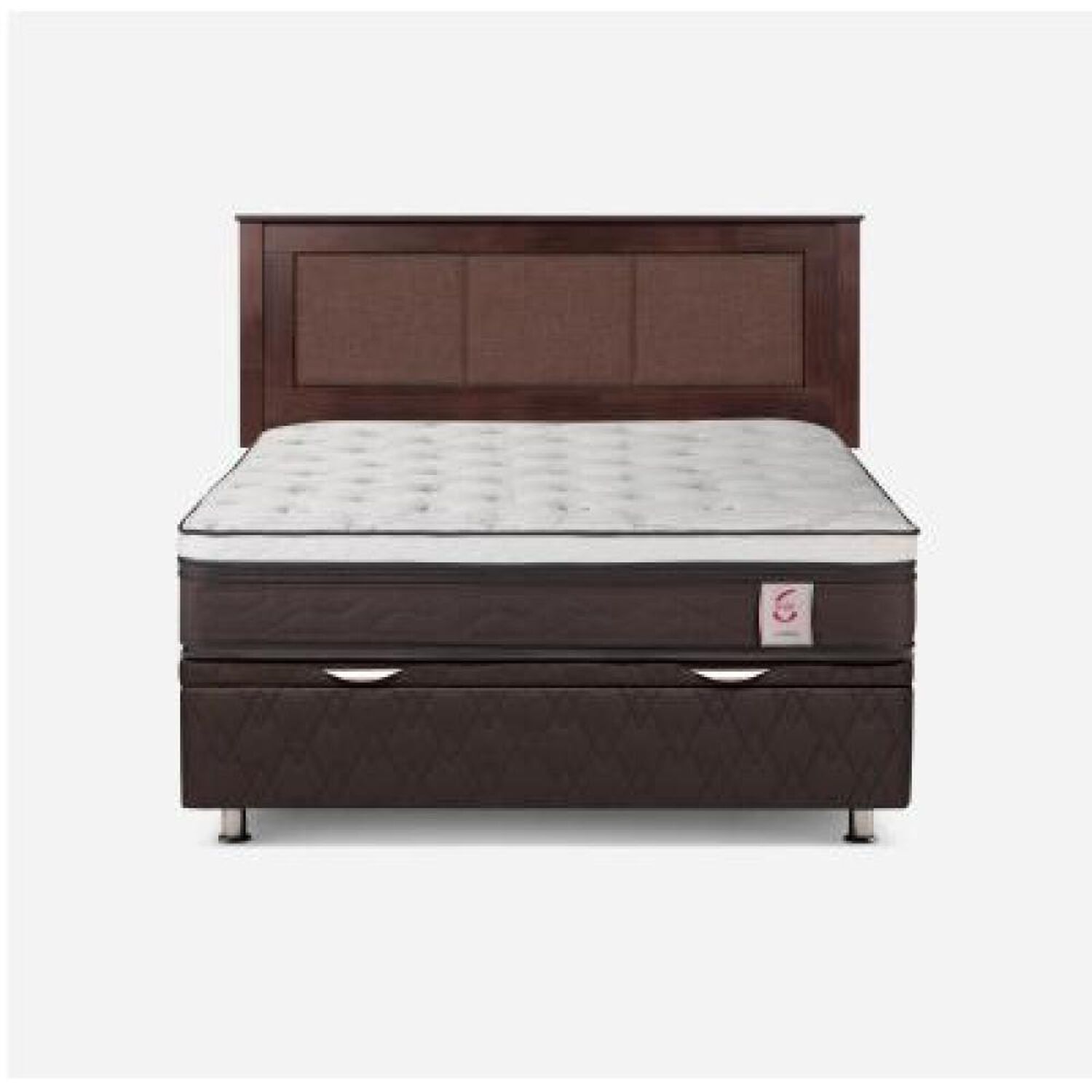 Cama Ba&uacute;l Rosen New Style 6 / 2 Plazas / Base Normal + Respaldo image number 5.0