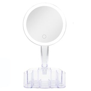 Espejo Organizador De Maquillaje 26 Led 90 Recargable