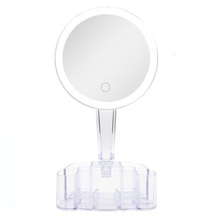 Espejo Organizador De Maquillaje 26 Led 90 Recargable