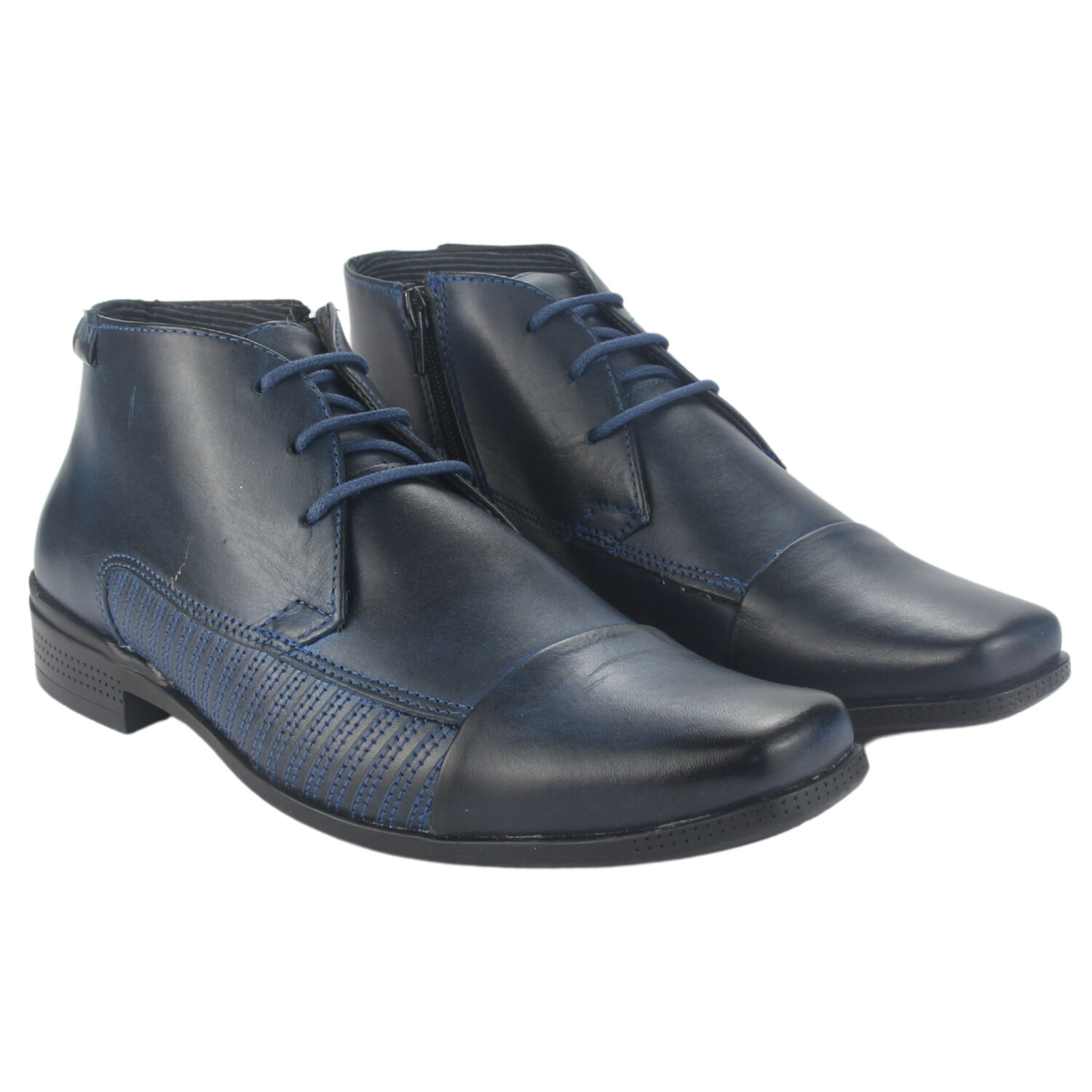Botin Ferracini Hombre 4363 Frankfurt Azul Casual image number 4.0