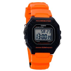 Reloj Casio Hombre W-218h-4b2vdf Orange Edition