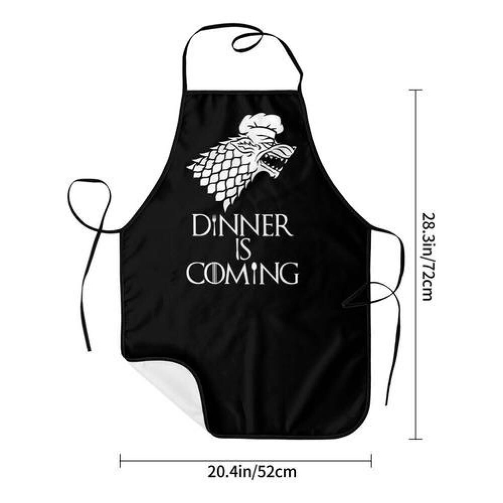 Delantal Cocina Game Of Thrones, Negro Stark image number 2.0