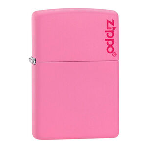 Encendedor Zippo Classic Pink Matte Logo Zp238zl
